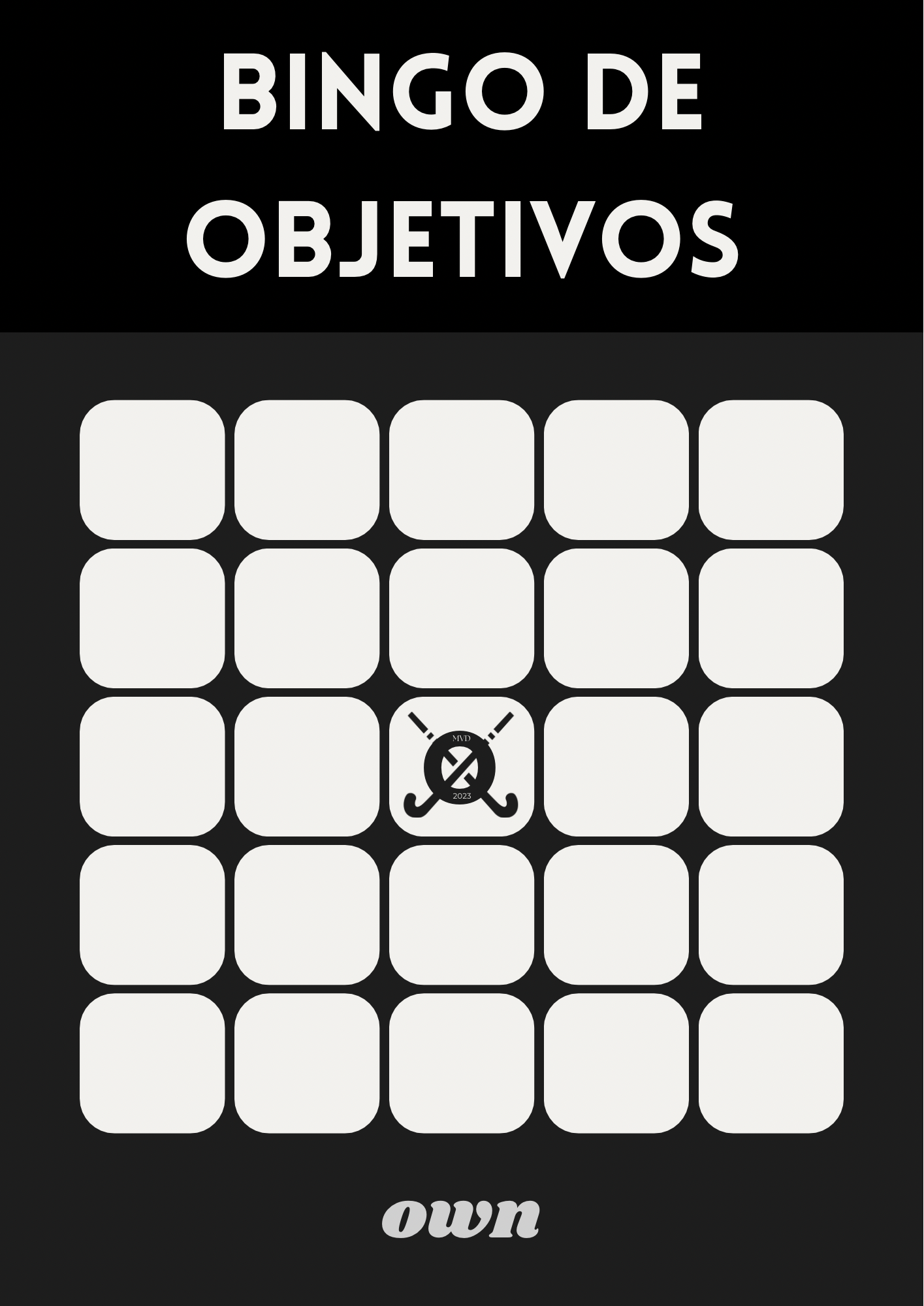 Bingo de Objetivos